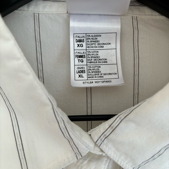 Disney Tinkerbell Long Sleeve Button Down Top - Picture 2 of 9